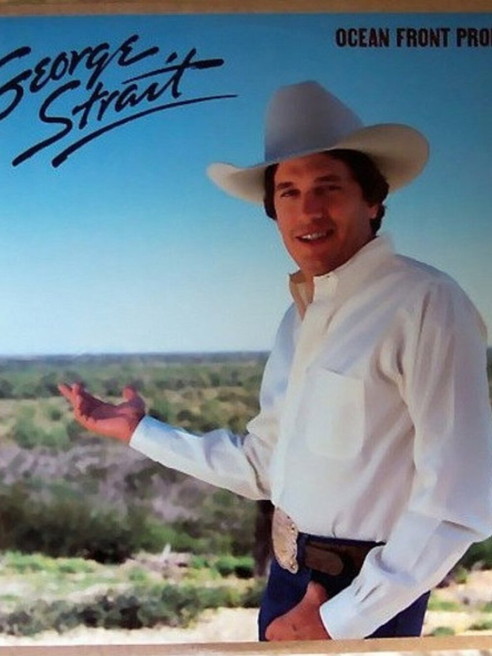 George Strait – Ocean Front Property (1987) New Sealed Vinyl LP